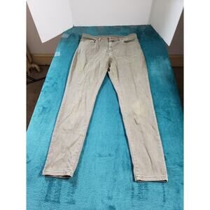 Michael Kors Jeans Sz 6 Womens Green Stretch Ladies Pants Denim Izzy Skinny